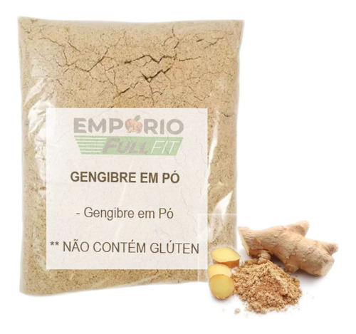 Gengibre Puro Em Pó 2kg Com Laudo Alta Qualidade