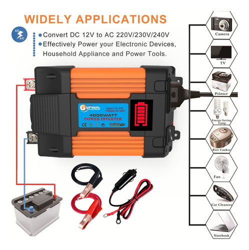 6000w 12v 110v Inversor Panel Solar 30a Kit Controlador