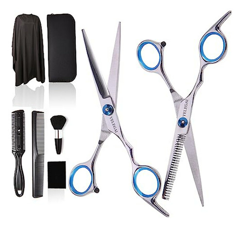 Hair Cutting Scissors Kit,11 Pcs Professional Haircut Scisso
