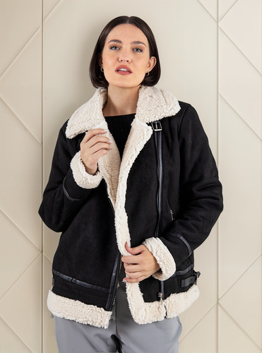 Campera Gamulán Con Corderito Y Cierre 1829 Nisi
