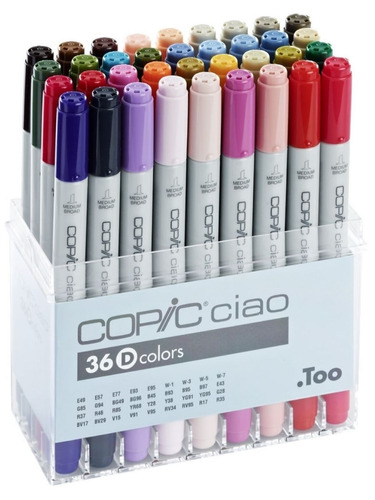 Copic Ciao - Set 36 Marcadores Color D