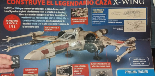 Nave X-wing Star Wars  Armable  Fasciculo 2 Edit Planeta