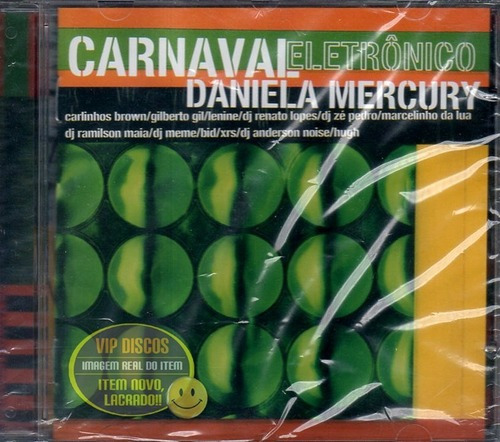 Cd Daniela Mercury Carnaval Eletrônico Lenine Gilberto Gil