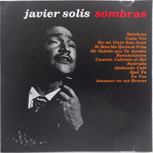 Javier Solís Sombras Cd