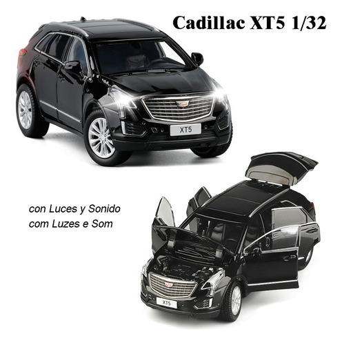2021 Cadillac Xt5 Suv De Lujo Miniatura Metal Coche 1/32