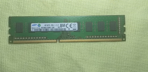 Imagem 1 de 2 de Memória Samsung Pc3-12800u 4gb 1rx8