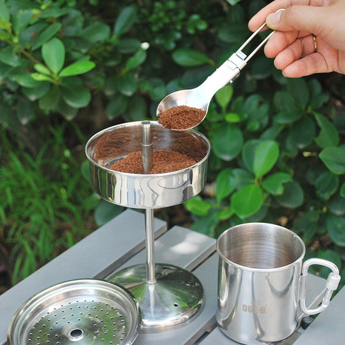 Cafetera Percoladora De 9 Tazas De Acero Inoxidable Para Aca