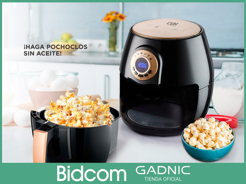 Freidora Eléctrica De Aire Sin Aceite + Pinza Gratis 1400w