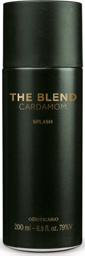 Body Splash Desodorante The Blend Cardamom 200ml O Boticario