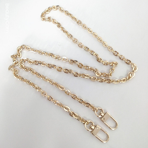 Alça De Corrente De Metal Confortável 110 Cm Ouro110cm