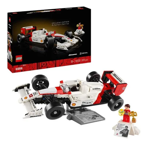 Lego Icons: Mclaren Mp4/4 Y Ayrton Senna 10330
