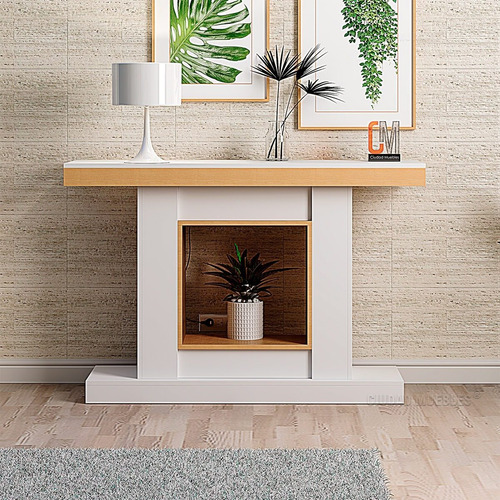 Mesa Recibidora De Arrime Moderna, Elegante. 120cm De Largo