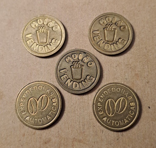 Ficha Cafe Muiño Vending X 5 , Expendedora Automáticas. (Usado)