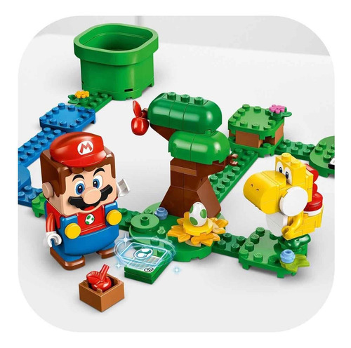 Lego Super Mario Yoshis Wild Forest Set, Juguete Con 2 De De