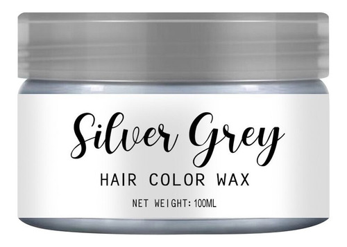 Cera De Color De Pelo Plateado Instantáneo Plata Temporal Co