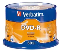 Comprar Disco Dvd-r Verbatim 97167 Pintable 4.7gb 16x C\u002F50 Blanco