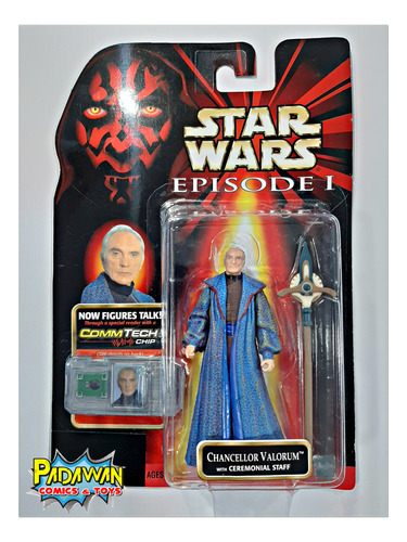 Chancellor Valorum - Figura Star Wars Episode 1 Hasbro