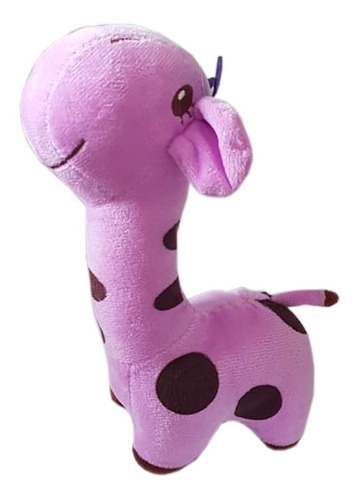 Brinquedo Pelúcia Para Cães Girafa Divertida Cor Lilás