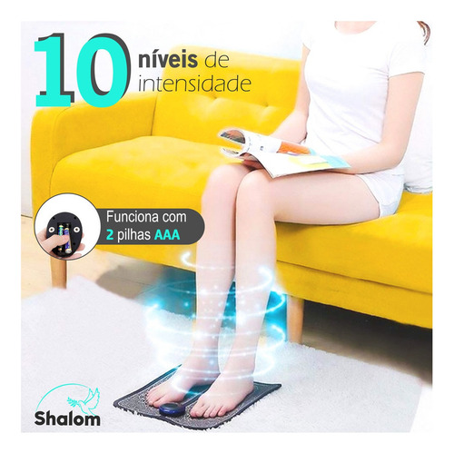 Masajeador De Pies Por Impulsos Recargable