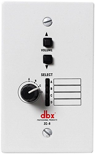 Dbx Dbxzc8v Control De Volumen De La Zona De Montaje En La P