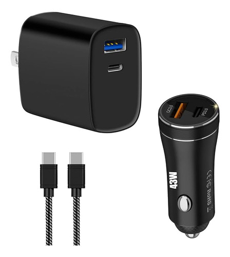 Cargador Tipo C Super Rapido 4 En Usb C De Pared Cargador De