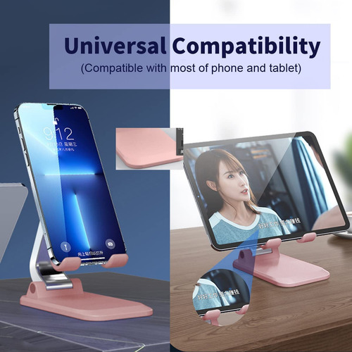 Soporte Para Celular, Ajustable Soporte Celular Mesa,