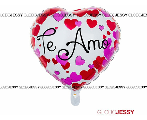 Imagen 4 de 5 de Globos San Valentin Frase Te Amo Paquete De 7 Globos