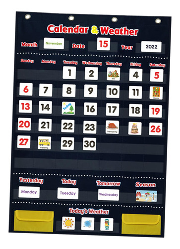 Gráfico De Bolso Do Calendário E Do Tempo Gráfico De