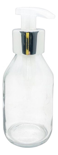 Botella Jarabe Farma 125 Cc Valvula Cremera Plata X20