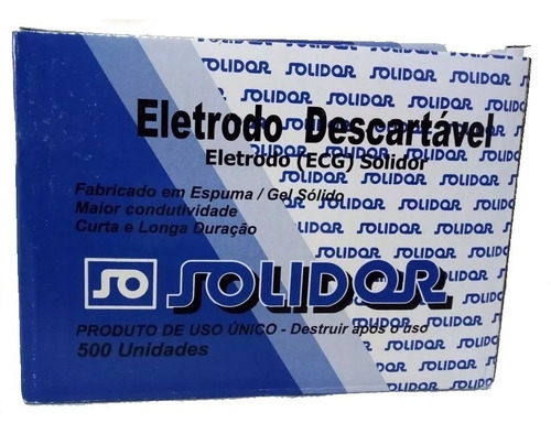 Eletrodo Ecg Solidor Adulto/infantil - Kit 02 Cx 1000 Unid.