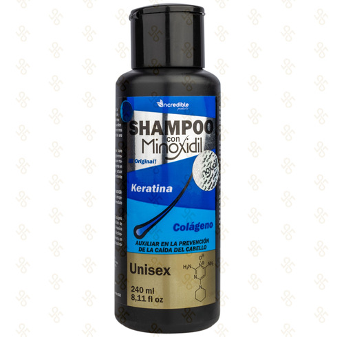 Shampoo Sin Sal Minoxidil Keratina Colageno Shampo - 240 Ml