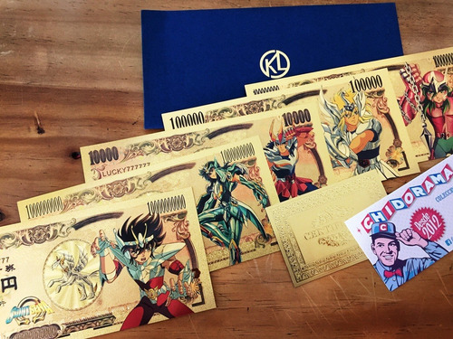 Billetes - Saint Seiya Caballeros Del Zodiaco Dorados Pegaso (Usado)