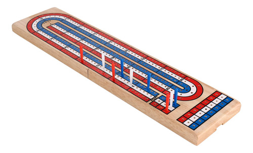 Sterling Games Tablero De Cribbage De Madera Plegable De 3 P