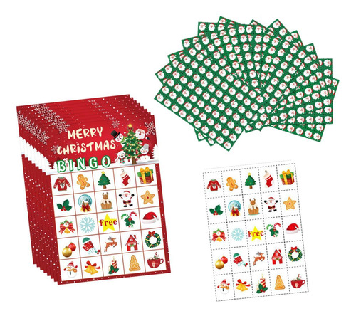 Cartões De Bingo De Férias De Inverno, Cartões De Jogos