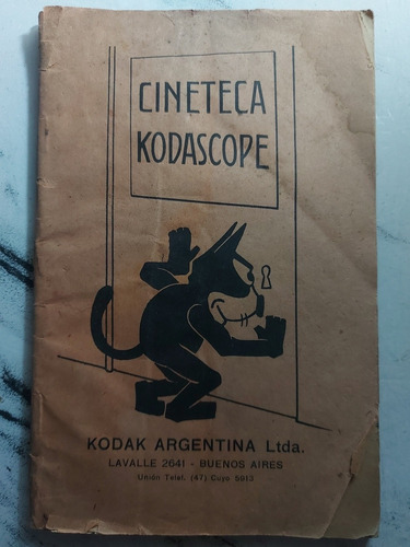 Antiguo Catálogo Kodak Cineteca Kodascope Ian 249