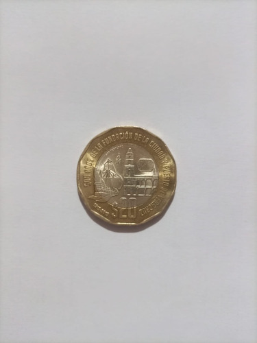 Moneda De 20 Pesos Conmemorativa De Los 500 Años De Veracruz