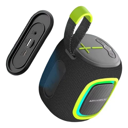 Parlante Bafle Portátil Bluetooth Luces Led Recargable P66