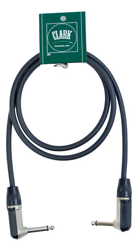 Cable Clark Plug Plug 90° Mono Ts Audio Neutrik Rean 50cm