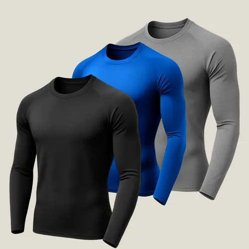 Kit 3 Camisa Proteção Uv  Masculina Segunda Pele Sol