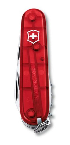 Canivete Victorinox Spartan Vermelho Translúcido  12 Funções