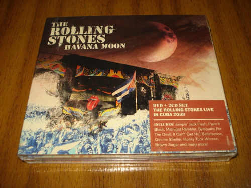 Box The Rolling Stones  / Havana Moon (nuevo Sellad) 2cd+dvd