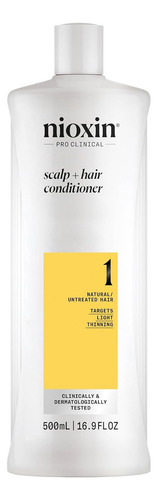 Nioxin System 1, Condicionador Terapêutico, Com Óleo De Hort