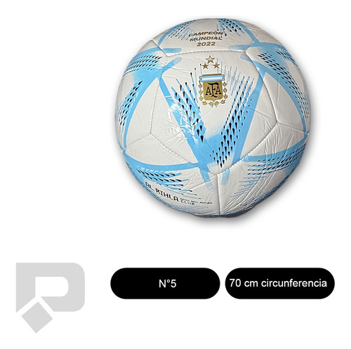 Set X5 Pelota De Futbol Argentina N5 Regalo Niño Deporte