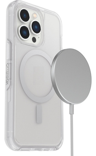 Funda Symmetry Magsafe para iPhone 15 Pro Max, color transparente