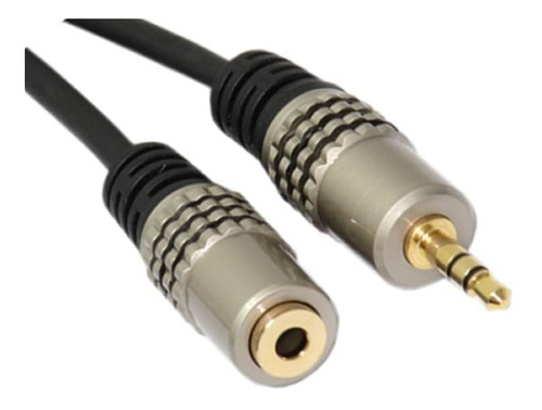 Cable Audio Plug Extensor 3.5 Mm M-h 3m Alta Calidad Nisuta