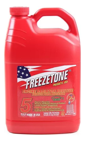 Liquido Refrigerante Freezetone Rojo 3.79 Lts