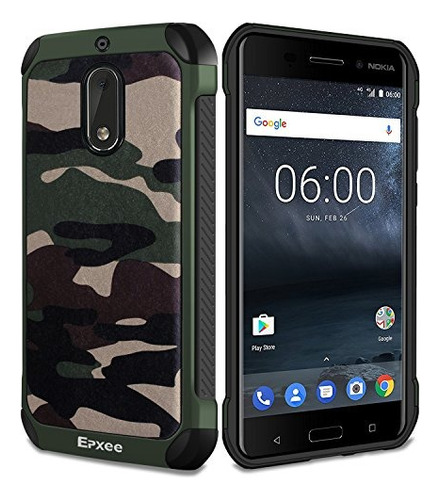 Funda Camuflada Compatible Con Nokia 6