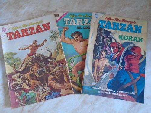 Lote 3 Revistas Vintage Tarzan 60s Y 70s En Buen Estado