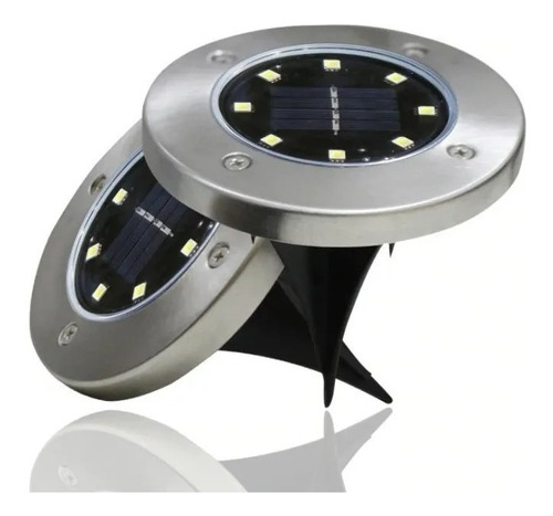 Pack 4 Luz Solar Jardin Embutido Estaca Iluminador Camino