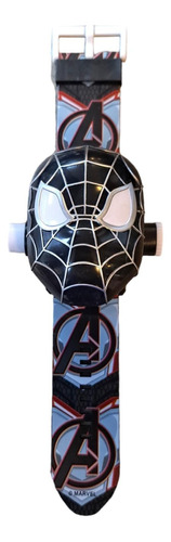 Reloj Proyector Niño Dibujos Animados 24 Imagenes Spiderman